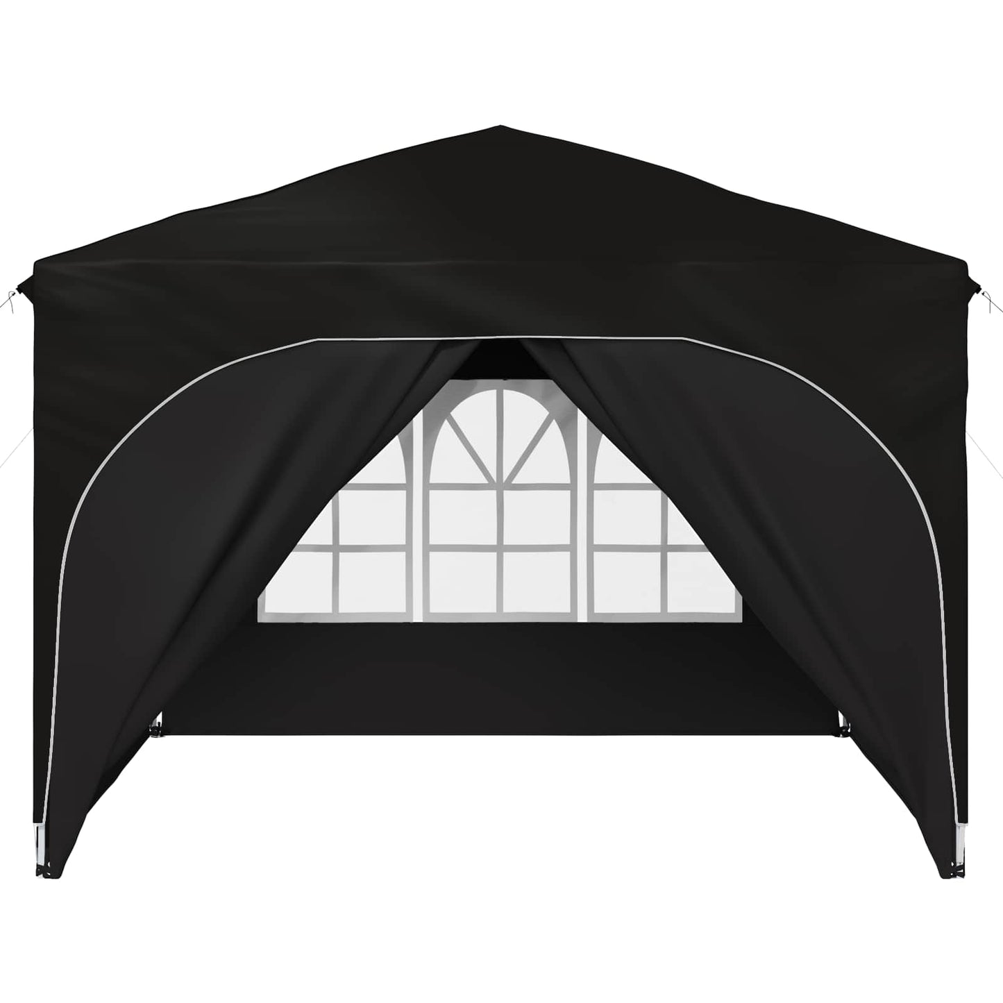 Pop-up Party Tent 290 x 290 x 245 cm Black