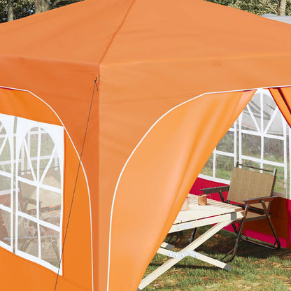Pop-up Party Tent 290 x 290 x 245 cm Orange