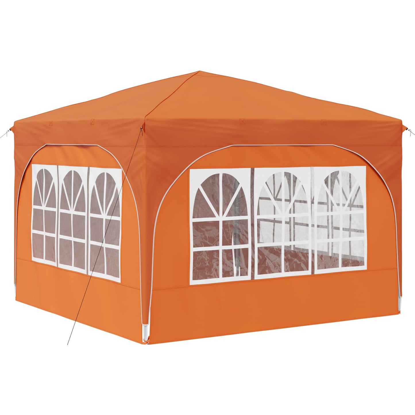 Pop-up Party Tent 290 x 290 x 245 cm Orange