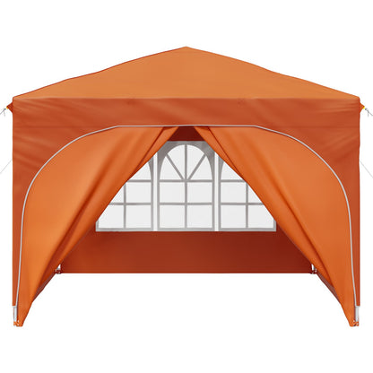 Pop-up Party Tent 290 x 290 x 245 cm Orange