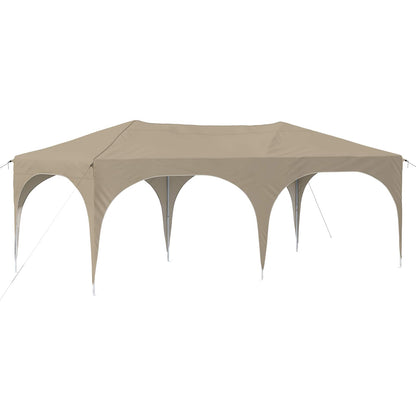 Pop-up Party Tent 575 x 288 x 245 cm Cream Oxford Fabric