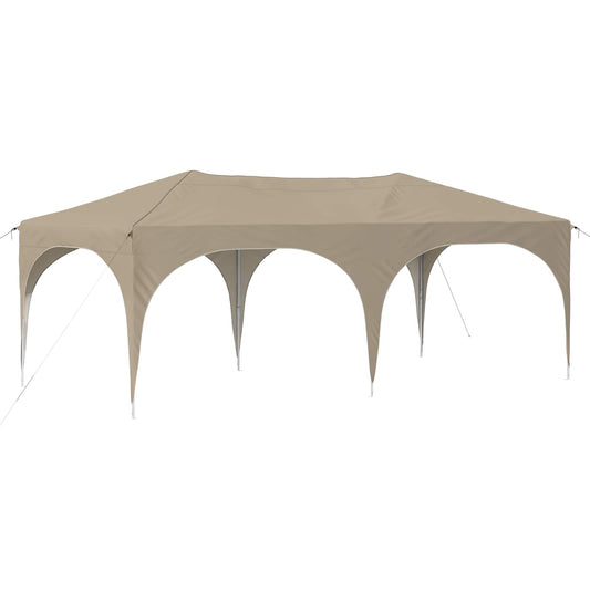 Pop-up Party Tent 575 x 288 x 245 cm Cream Oxford Fabric