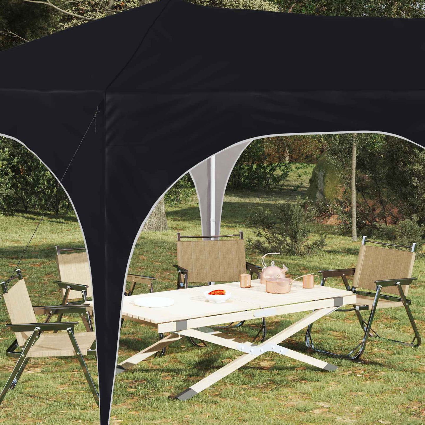 Pop-up Party Tent Anthracite 575 x 288 x 245 cm Oxford Fabric
