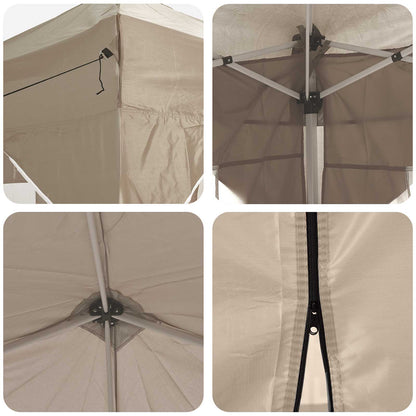 Pop-up Party Tent 575 x 288 x 245 cm Cream Oxford Fabric