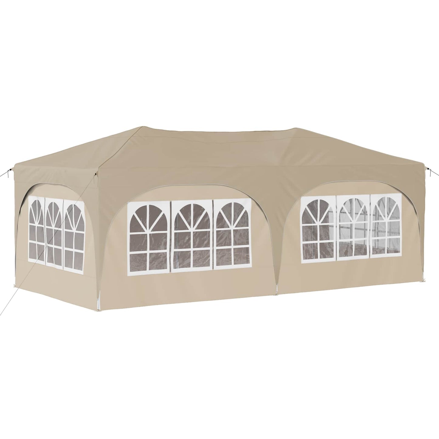 Pop-up Party Tent 575 x 288 x 245 cm Cream Oxford Fabric