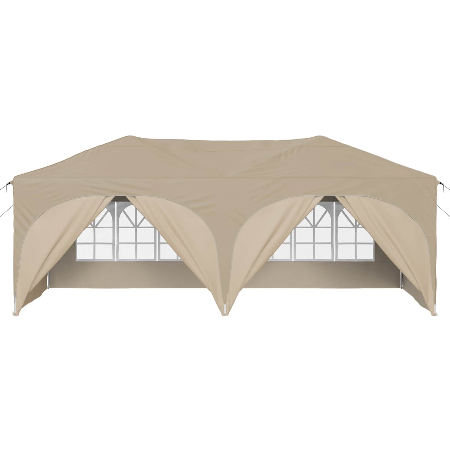 Pop-up Party Tent 575 x 288 x 245 cm Cream Oxford Fabric
