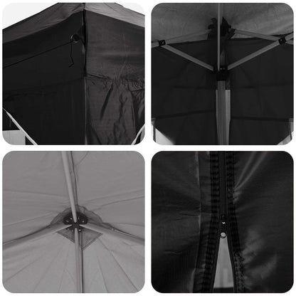 Pop-up Party Tent 575 x 288 x 245 cm Black Oxford Fabric
