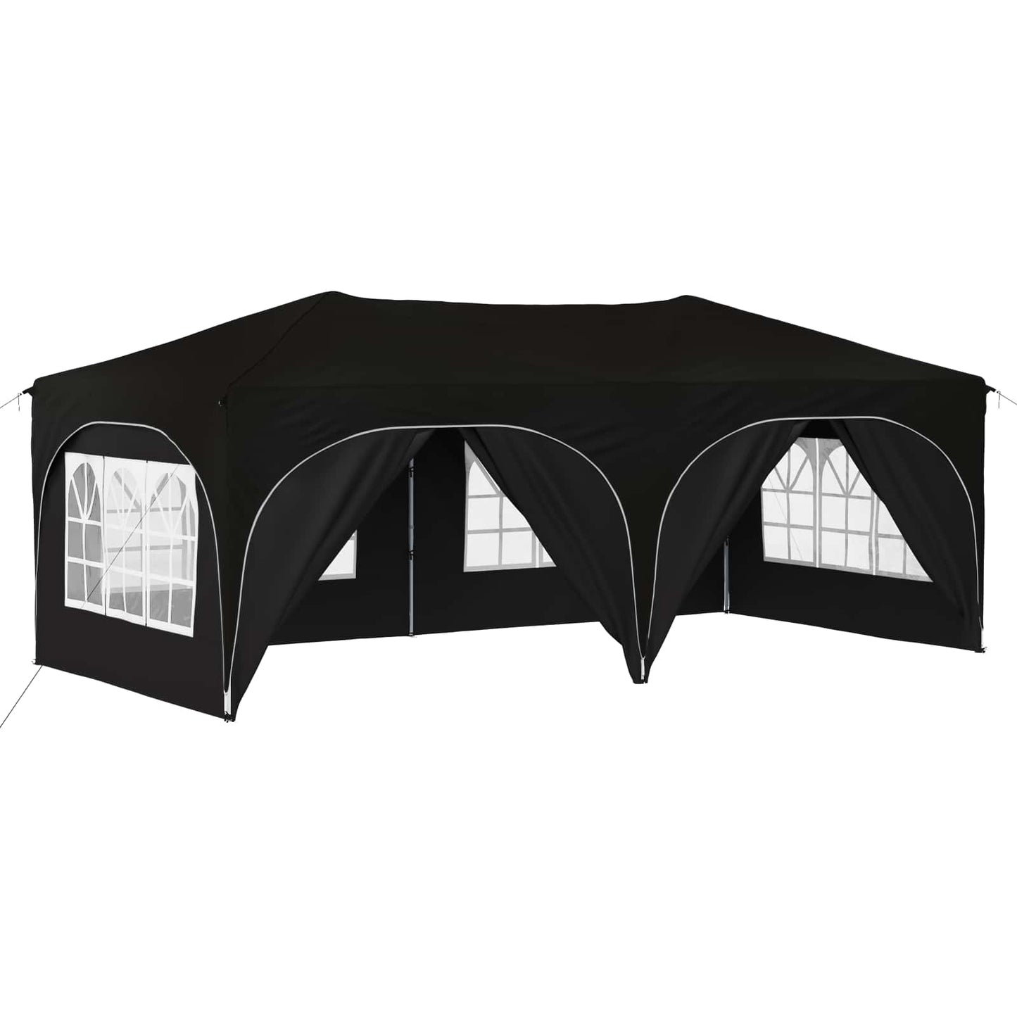 Pop-up Party Tent 575 x 288 x 245 cm Black Oxford Fabric