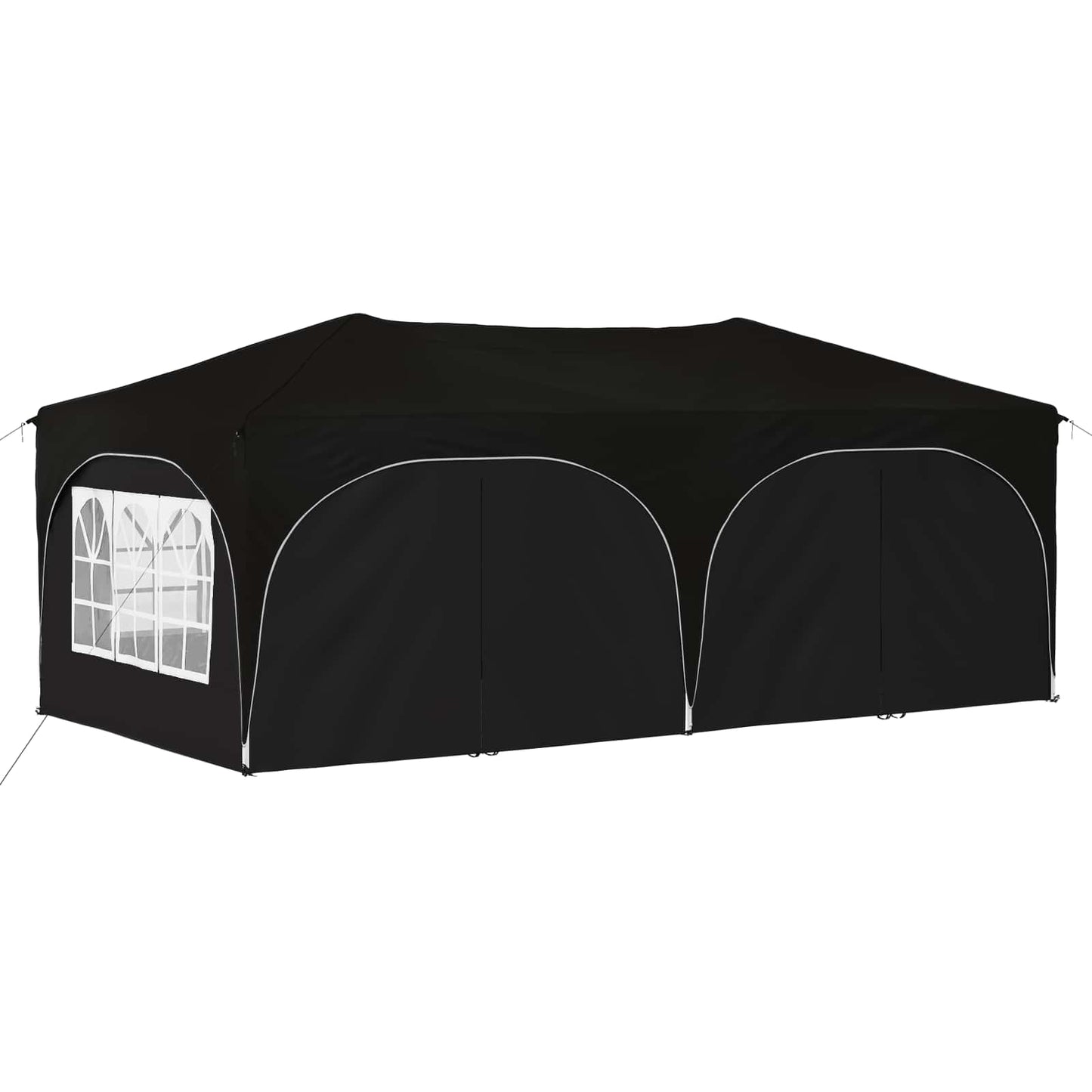 Pop-up Party Tent 575 x 288 x 245 cm Black Oxford Fabric