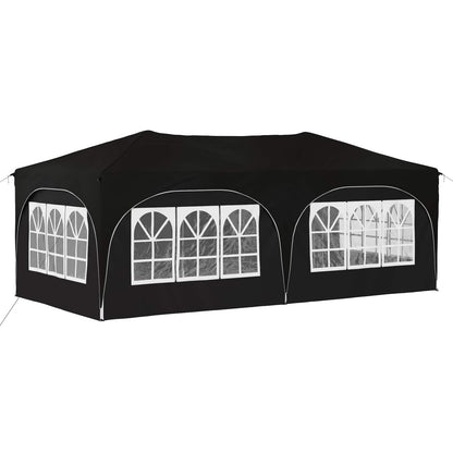 Pop-up Party Tent 575 x 288 x 245 cm Black Oxford Fabric