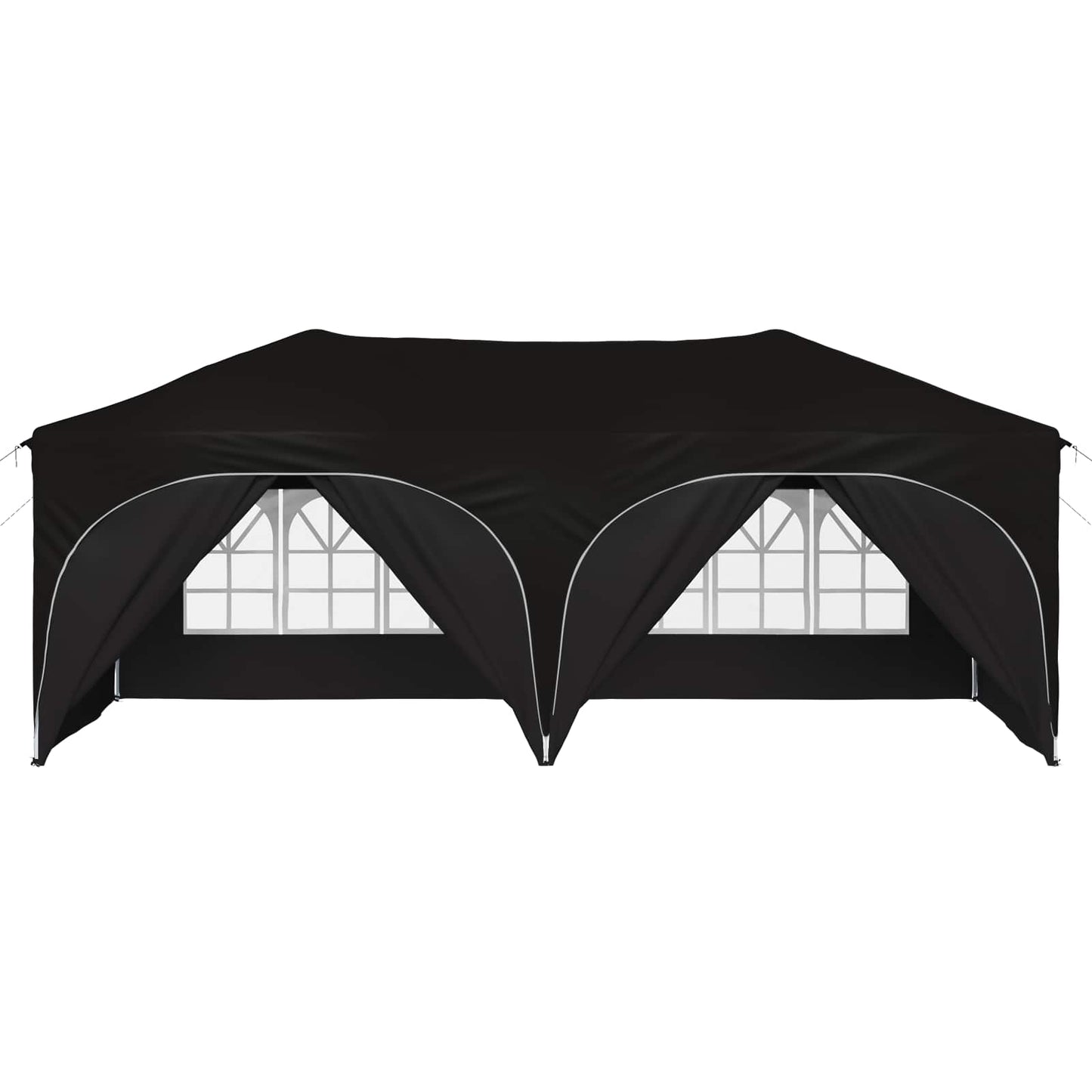 Pop-up Party Tent 575 x 288 x 245 cm Black Oxford Fabric