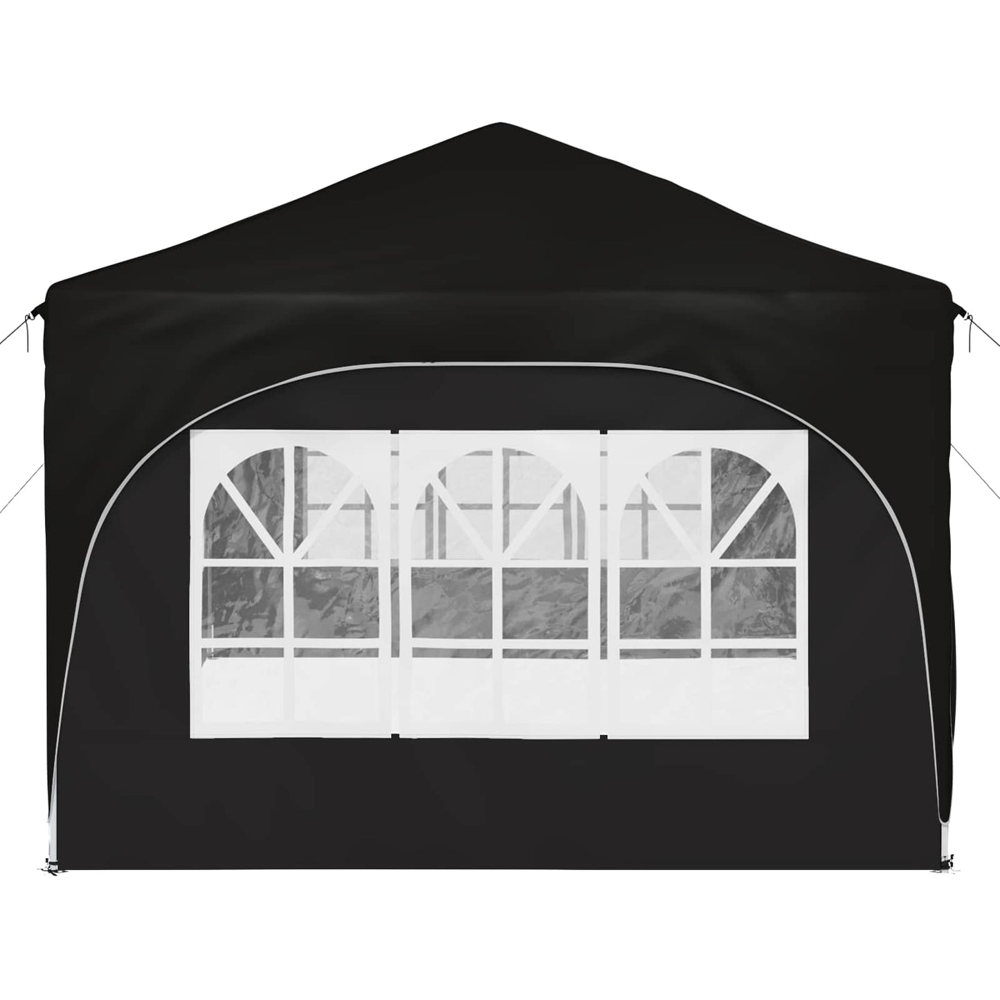 Pop-up Party Tent 575 x 288 x 245 cm Black Oxford Fabric