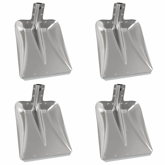 Shovel Head 4 pcs Silver 45 x 38 cm Aluminum
