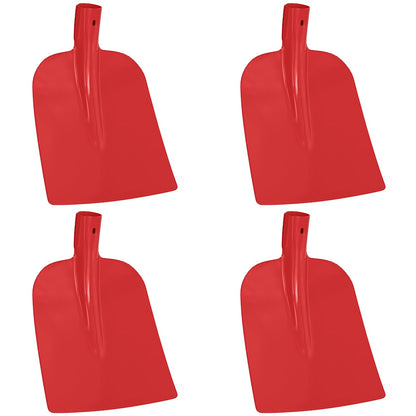 Shovel Head 4 pcs Red 32 x 24.5 cm Powder-Coated Steel