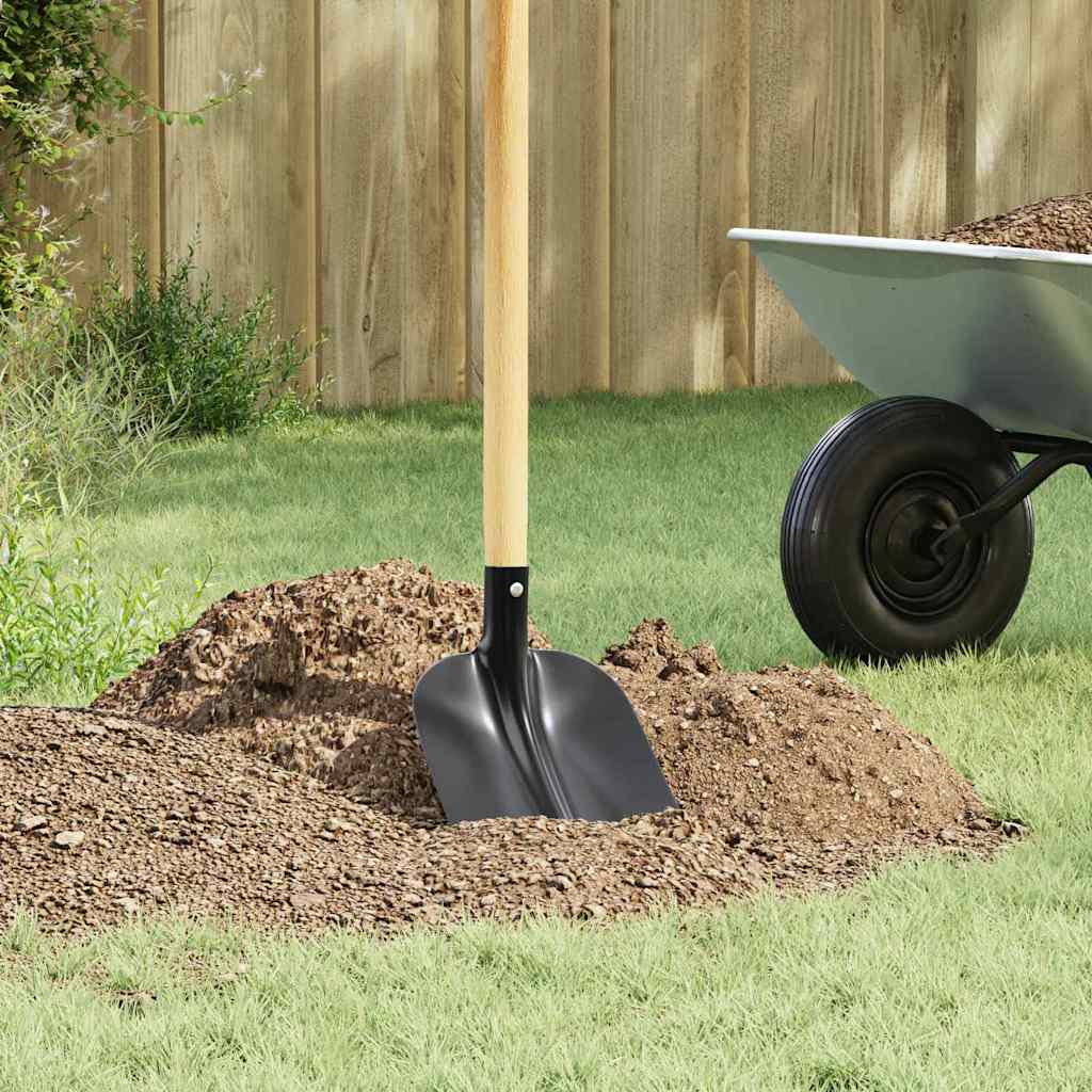 Shovel Head Black 34.5 x 24 cm Powder-Coated Steel