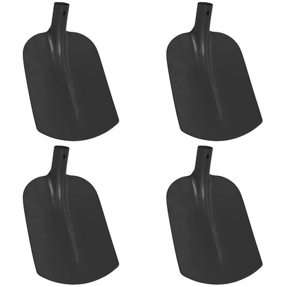 Shovel Head 4 pcs Black 34.5 x 24 cm Powder-Coated Steel