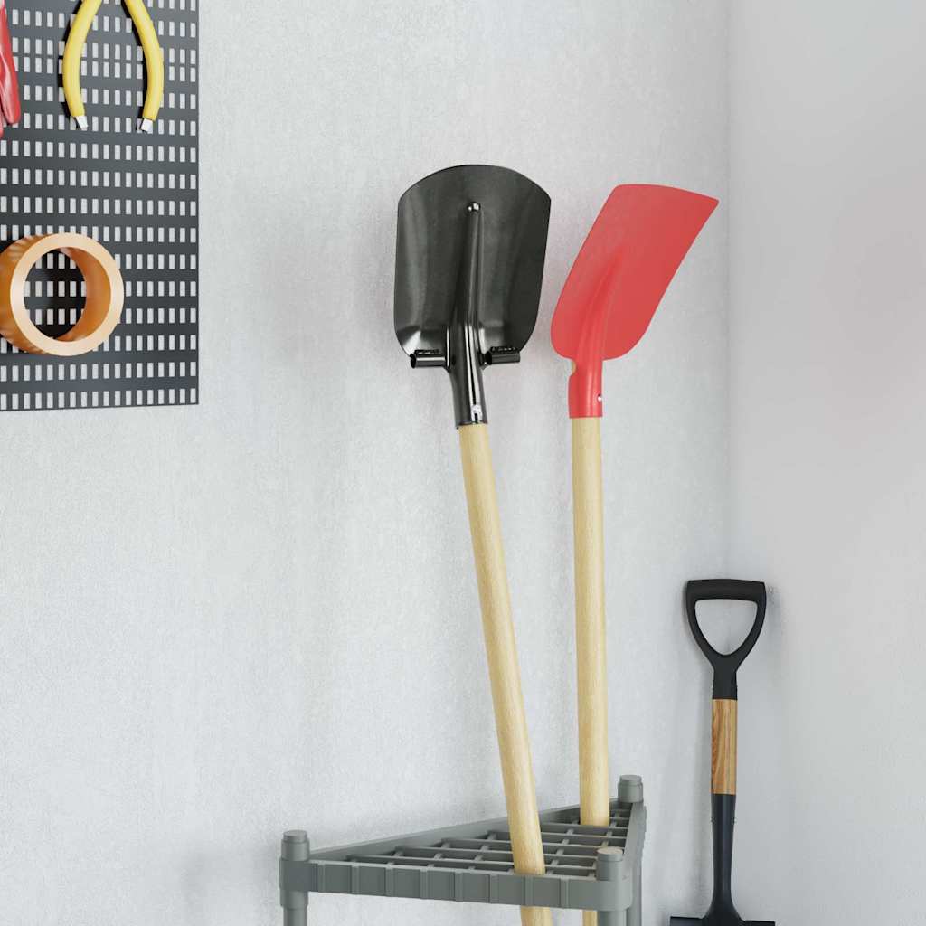 Shovel Head 4 pcs Silver 33 x 21 cm Powder-Coated Steel