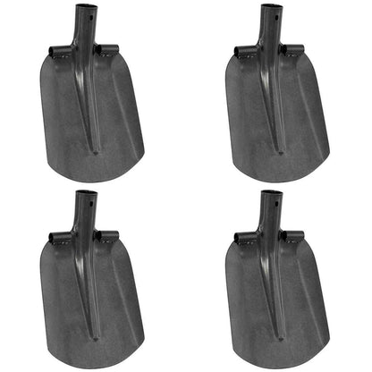 Shovel Head 4 pcs Silver 33 x 21 cm Powder-Coated Steel