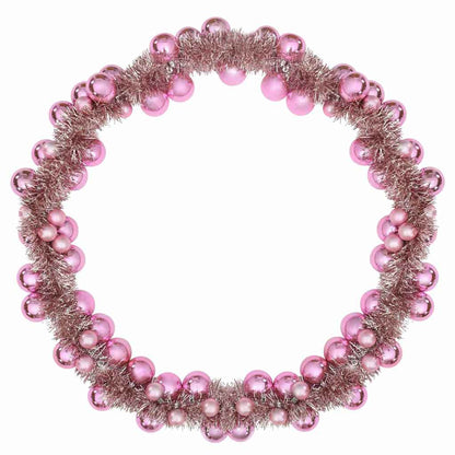 Christmas Ball Garland Pink 186 cm Polystyrene