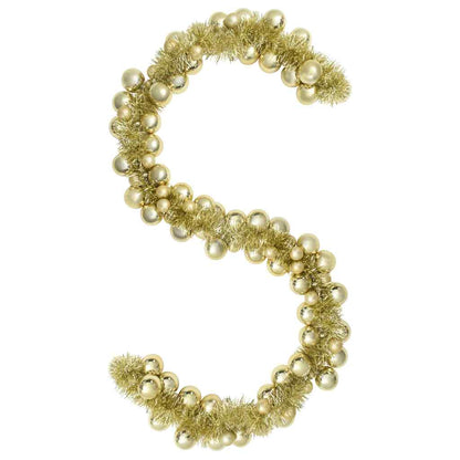 Christmas Ball Garland Gold 186 cm Polystyrene