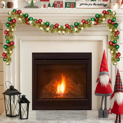 Christmas Ball Garland Multicolour 186 cm Polystyrene