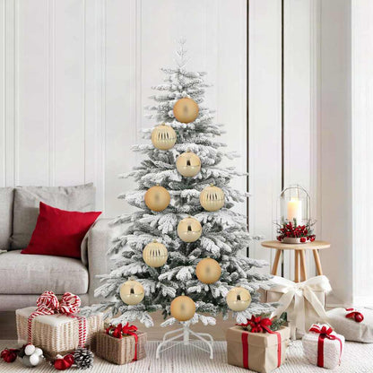 Christmas Bauble Set XL 9 pcs Gold Plastic