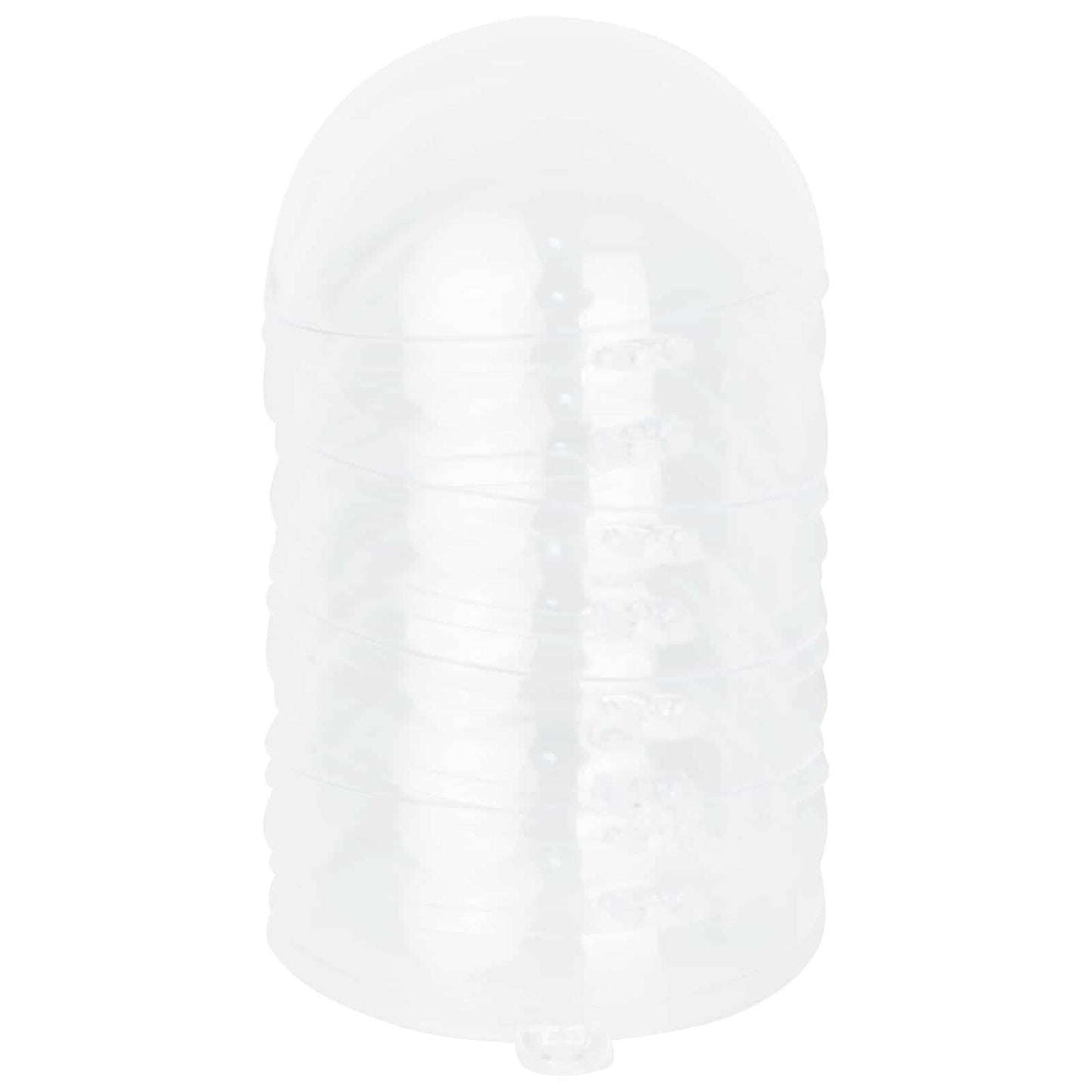 Christmas Bauble Set 50 pcs Transparent Ø 5 cm Plastic
