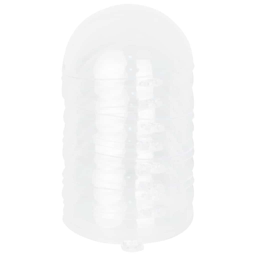 Christmas Bauble Set 100 pcs Transparent Ø 10 cm Plastic