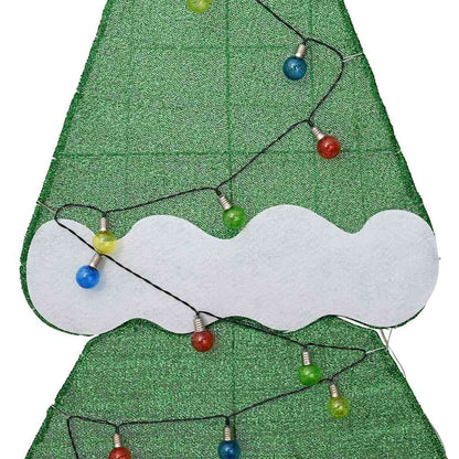 Lighted Christmas Tree with 3 Gift Boxes 2D Warm White 180 cm