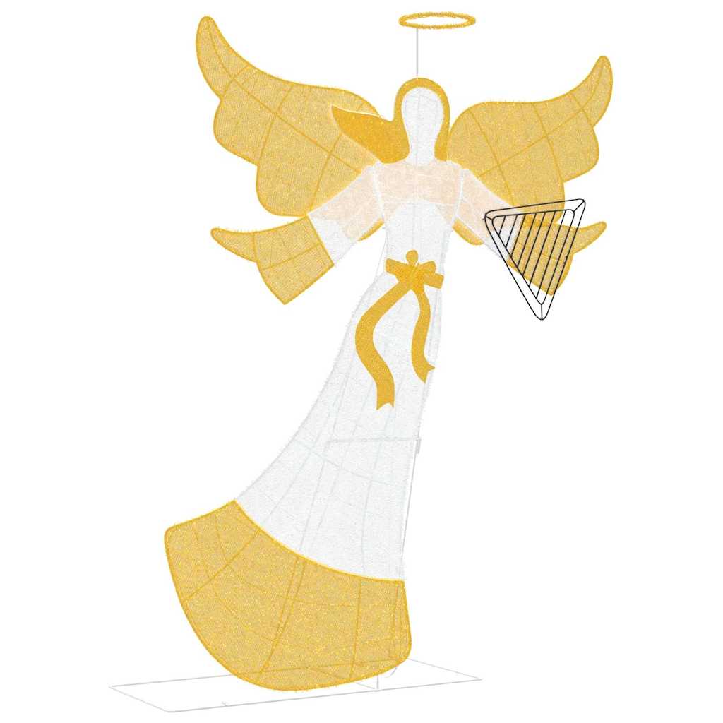 Lighted Angle Warm White 116 x 29 x 158.5 cm Polyester