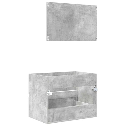 Bathroom Furniture Set Concrete Grey 60 x 38.3 x 45 cm