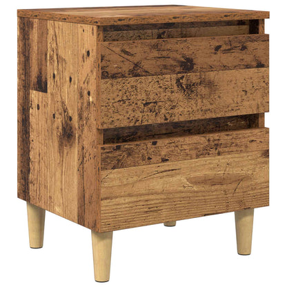 Bed Cabinet Old Wood 40 x 35 x 50 cm Engineered Wood