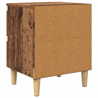Bed Cabinet Old Wood 40 x 35 x 50 cm Engineered Wood