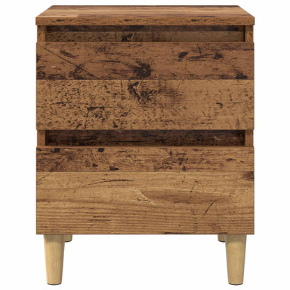Bed Cabinet Old Wood 40 x 35 x 50 cm Engineered Wood