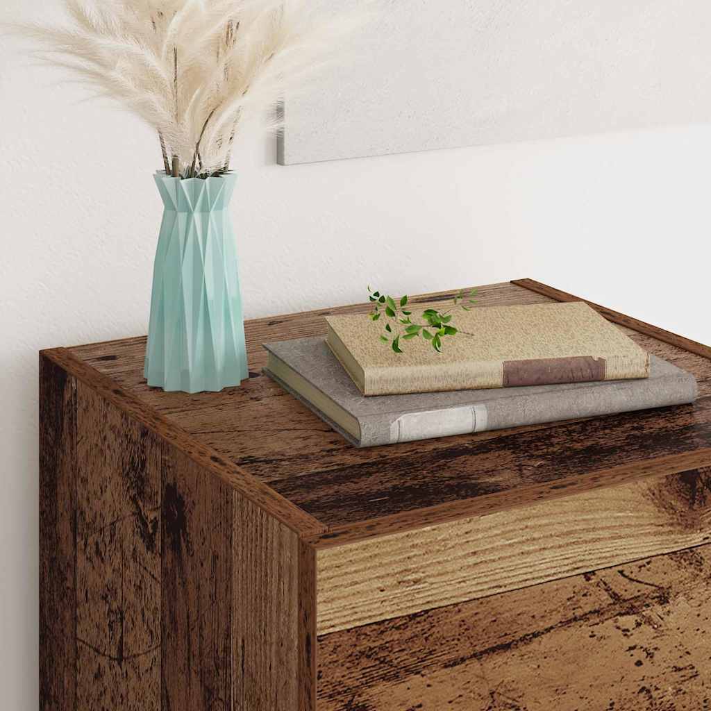 Sideboard Old Wood 34.5 x 34 x 90 cm Engineered Wood