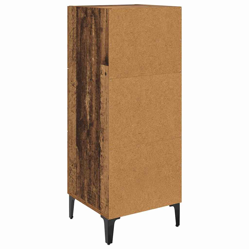 Sideboard Old Wood 34.5 x 34 x 90 cm Engineered Wood