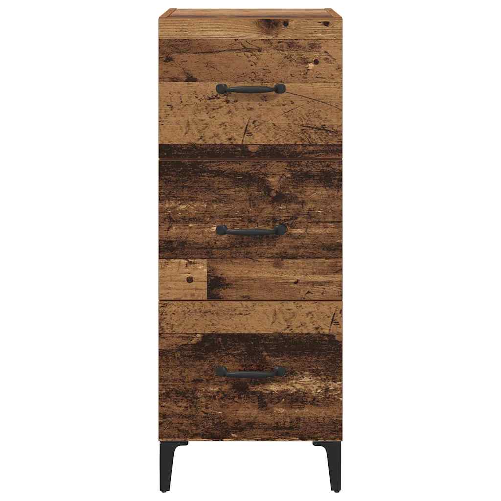 Sideboard Old Wood 34.5 x 34 x 90 cm Engineered Wood
