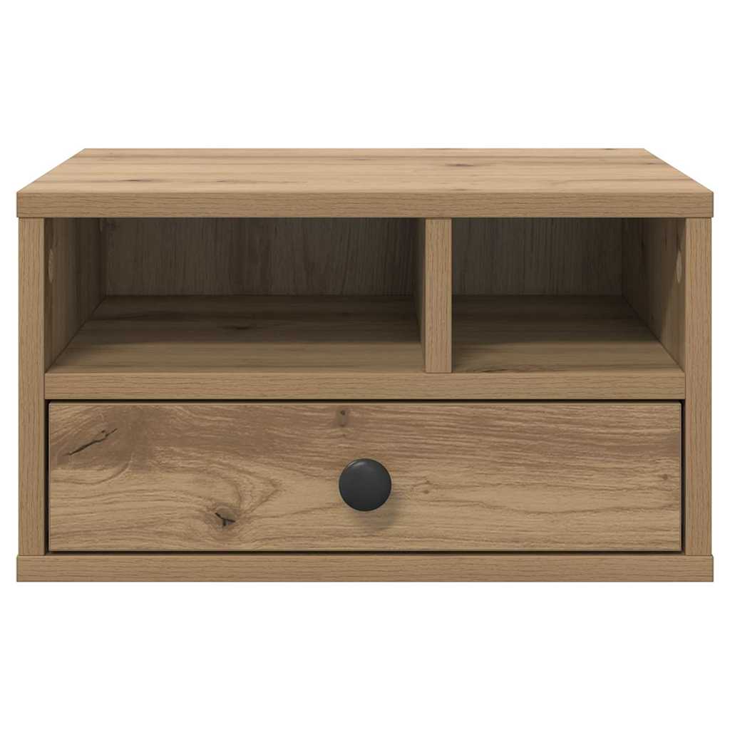 Printer Stand Artisan Oak 40 x 32 x 24 cm Engineered Wood