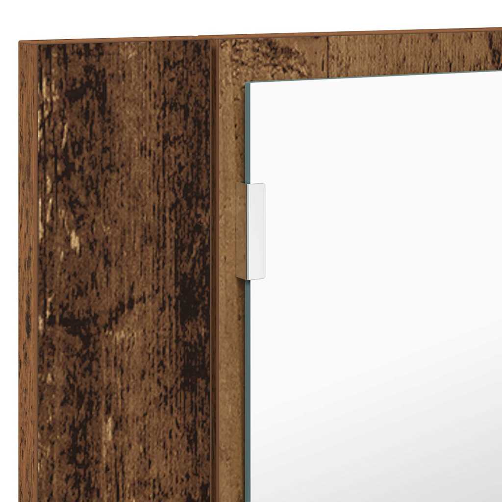 Bathroom Mirror Cabinet with Shelf Old Wood 80 x 12 x 45 cm