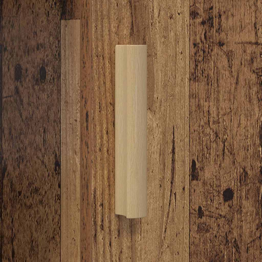 Desk with Shelf Old Wood 140 x 50 x 75 cm Engineered Wood