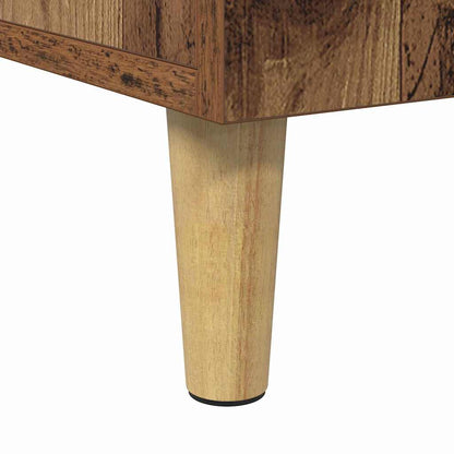 Desk with Shelf Old Wood 140 x 50 x 75 cm Engineered Wood