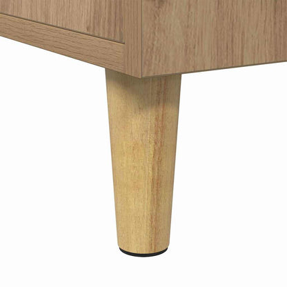 Desk with Shelf Artisan Oak 140 x 50 x 75 cm Engineered Wood