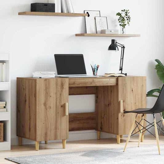 Desk Artisan Oak Engineered Wood 140 x 50 x 75 cm