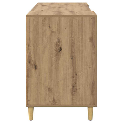 Desk with Shelf Artisan Oak 140 x 50 x 75 cm Engineered Wood
