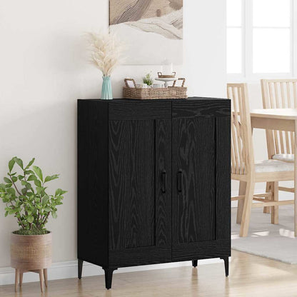 Sideboard Black Oak 69.5 x 34 x 90 cm Engineered Wood