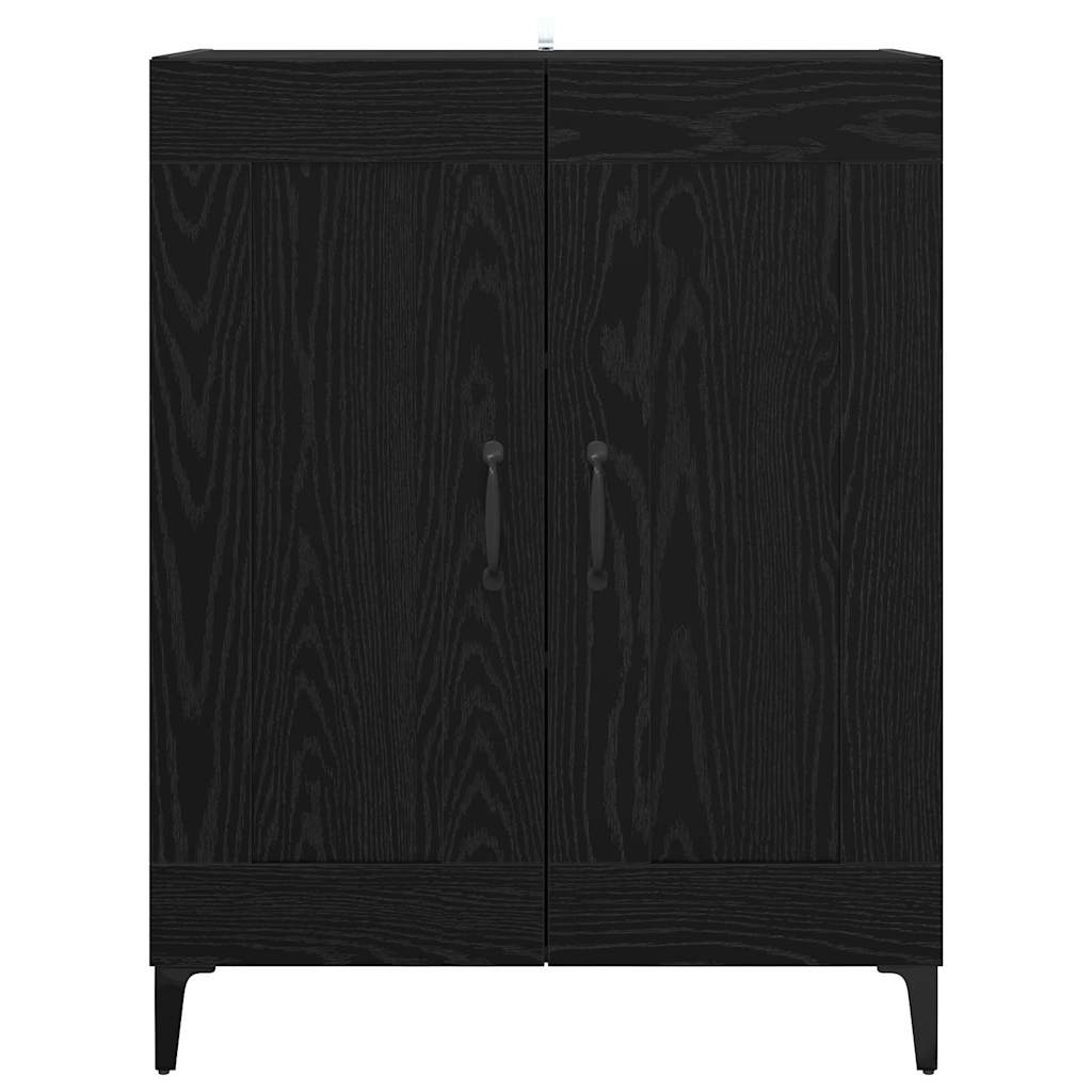 Sideboard Black Oak 69.5 x 34 x 90 cm Engineered Wood