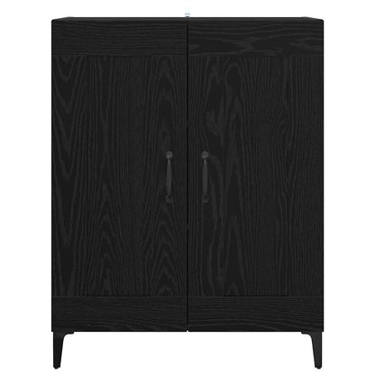 Sideboard Black Oak 69.5 x 34 x 90 cm Engineered Wood
