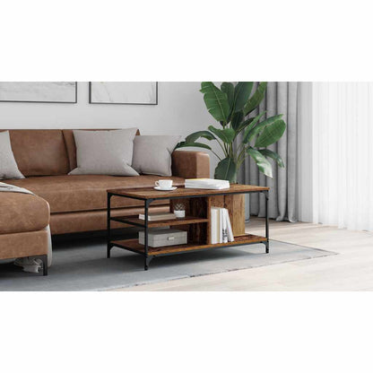 Coffee Table Old Wood 100 x 50 x 45 cm Engineered Wood