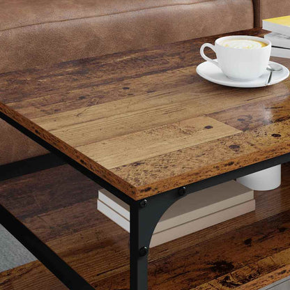 Coffee Table Old Wood 100 x 50 x 45 cm Engineered Wood
