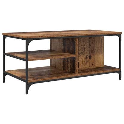 Coffee Table Old Wood 100 x 50 x 45 cm Engineered Wood